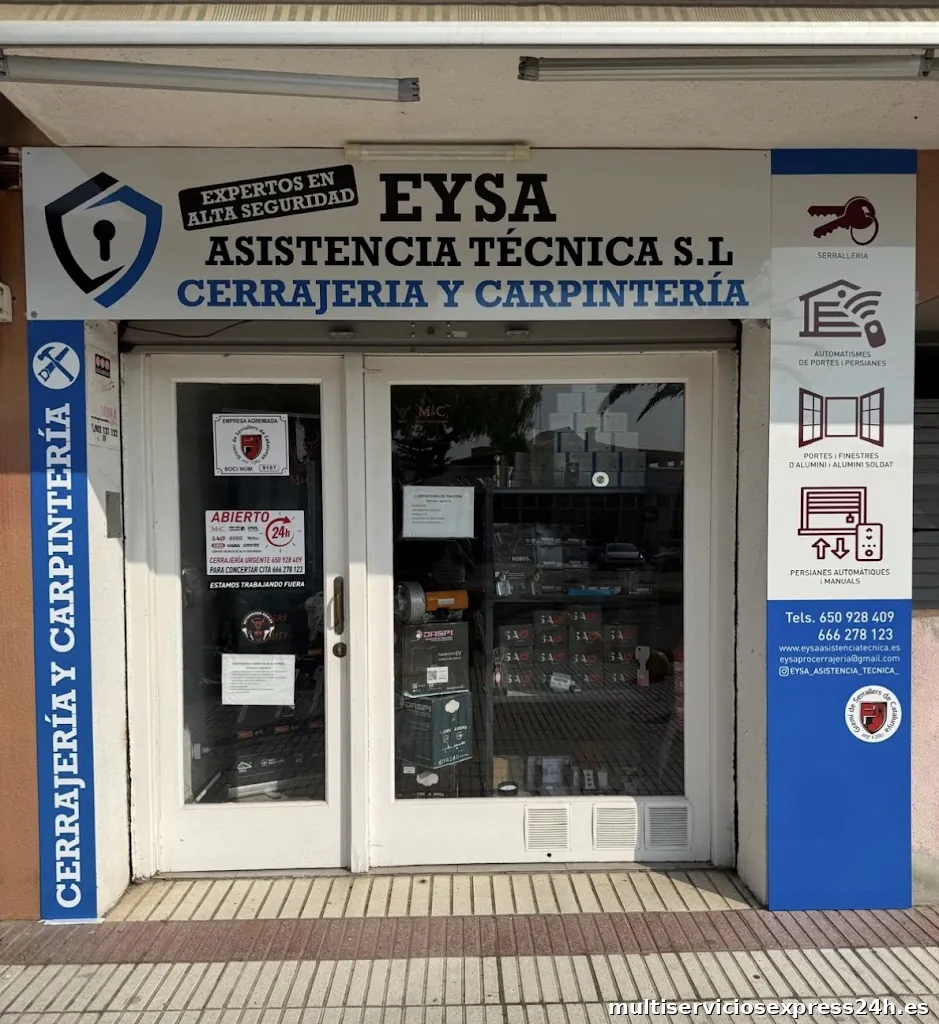 Cerrajeros y carpinteros Tarragona Eysa asistencia técnica sl