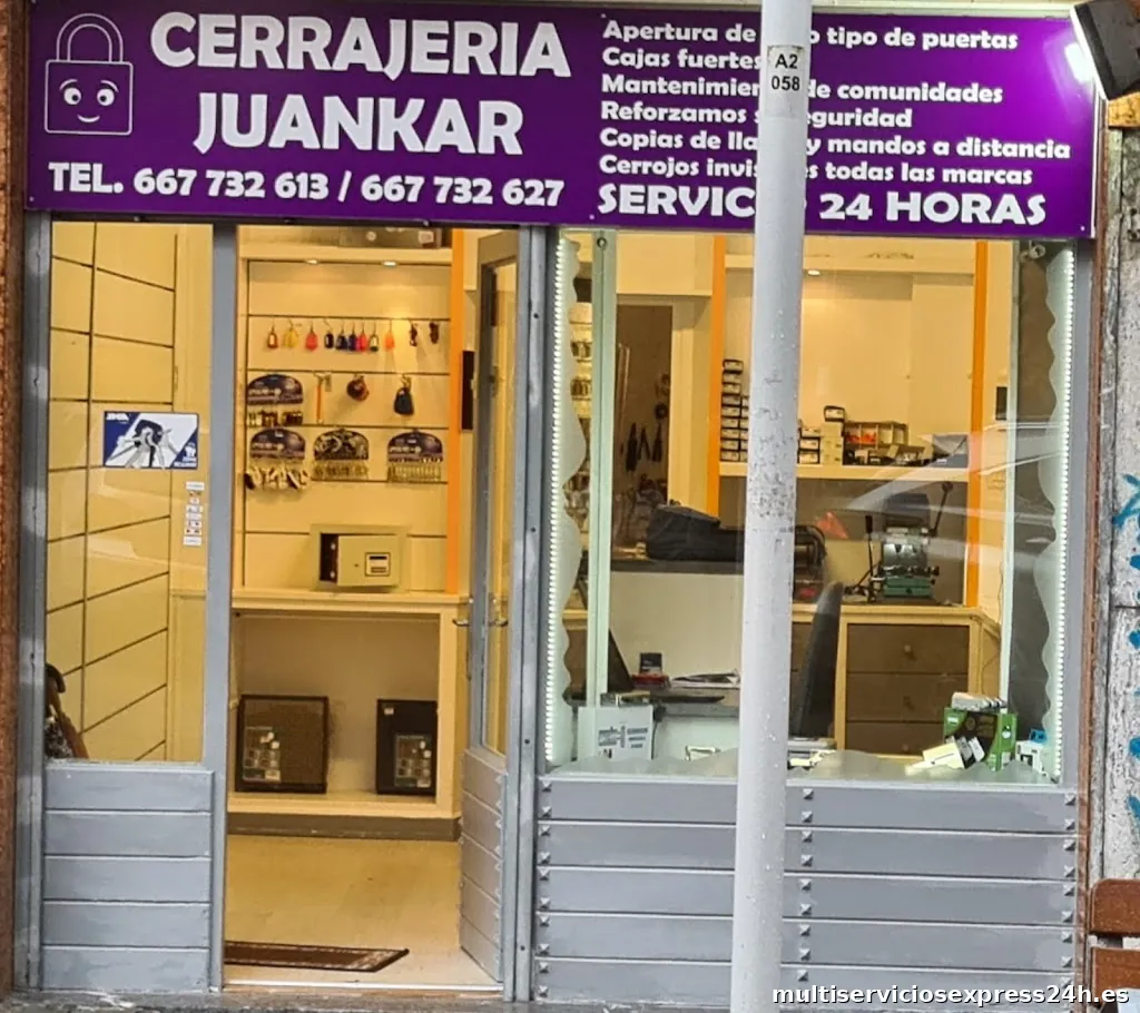 CERRAJERIA JUANKAR SERVICIO DE URGENCIAS 24 HORAS